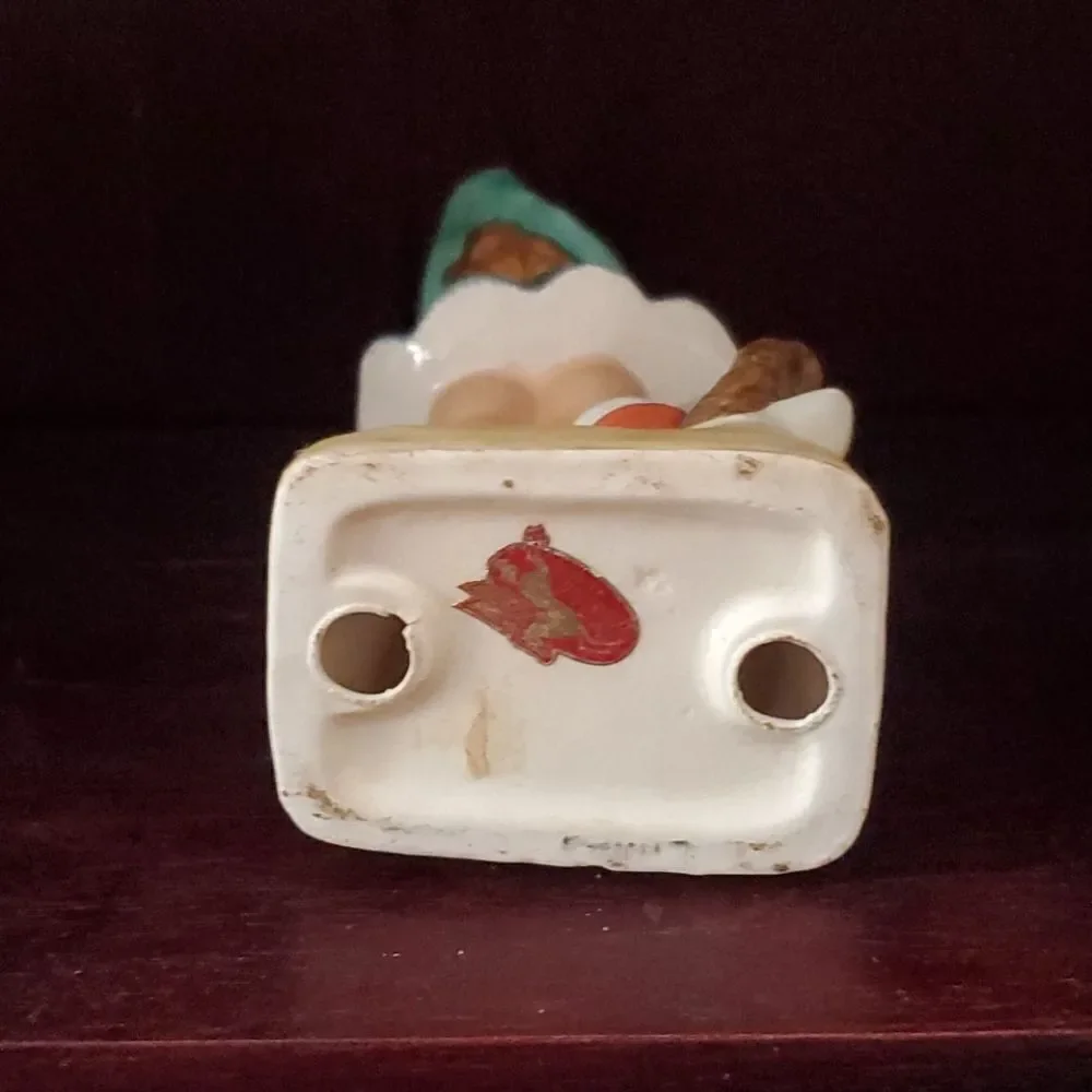 Rossini Girl Artist Porcelain Figurine Japan